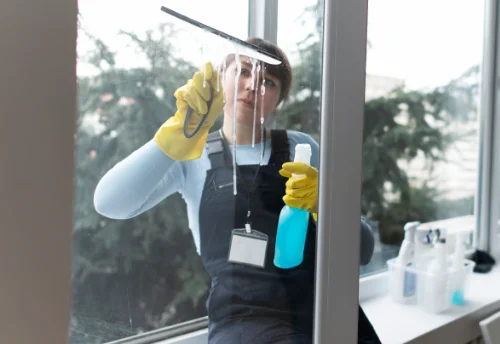Nettoyage de vitres intérieures et extérieures à Bricy